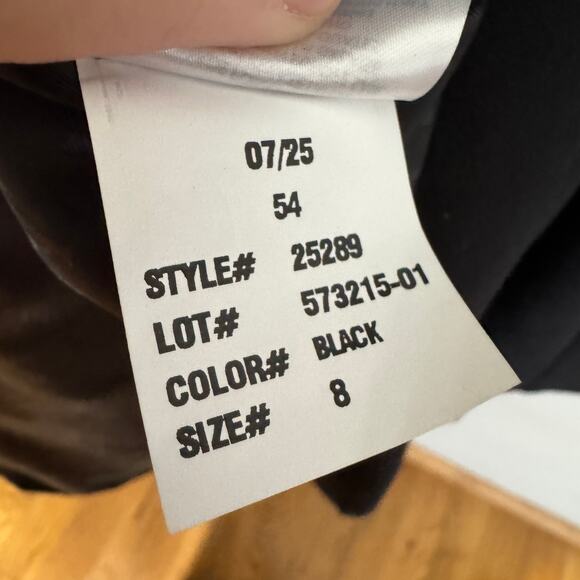NWT Lauren Ralph Lauren Black Wool Maxi Coat Reefer Long Coat Size 8 $330 - Picture 8 of 12